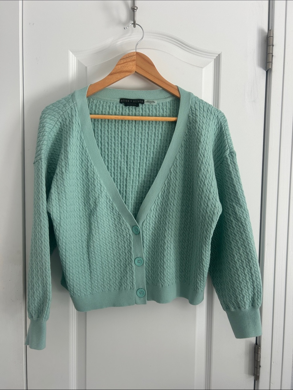 Alice and Olivia Zelina deep V cardigan - Picture 3 of 11